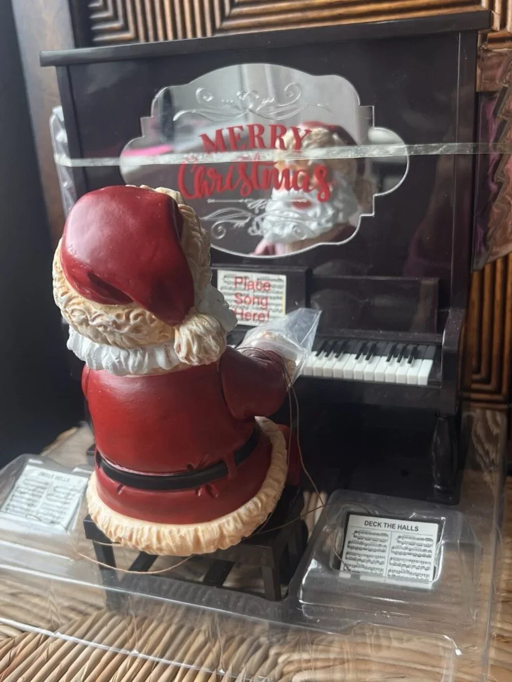 Mr. Christmas 90th Anniversary Sing-A-Long Santa Piano 23 Songs Musical Animated